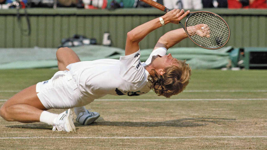 Stefan Edberg Win Celebration Wallpaper