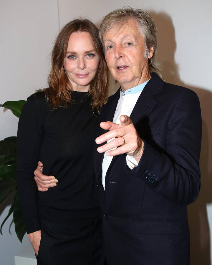 Stella Mccartney And Paul Mccartney Wallpaper