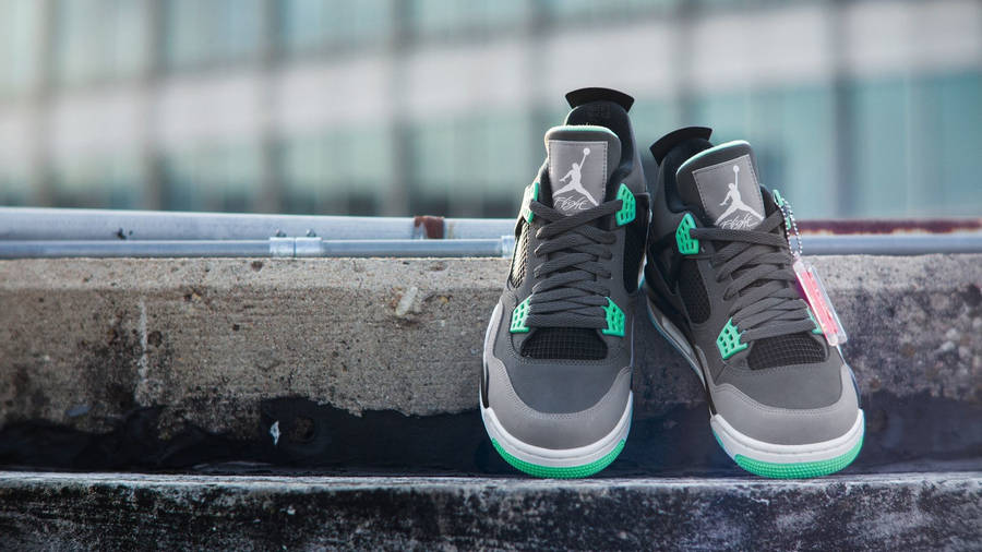 Step Up Your Sneaker Game With Stylish, Classic Jordan Shoes. Wallpaper