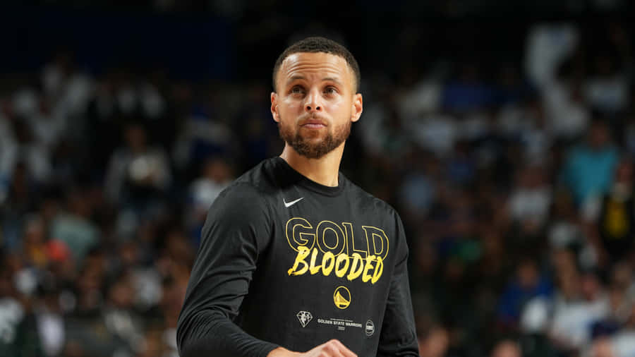 Stephen Curry 4k Wearing Black Long Sleeves Wallpaper