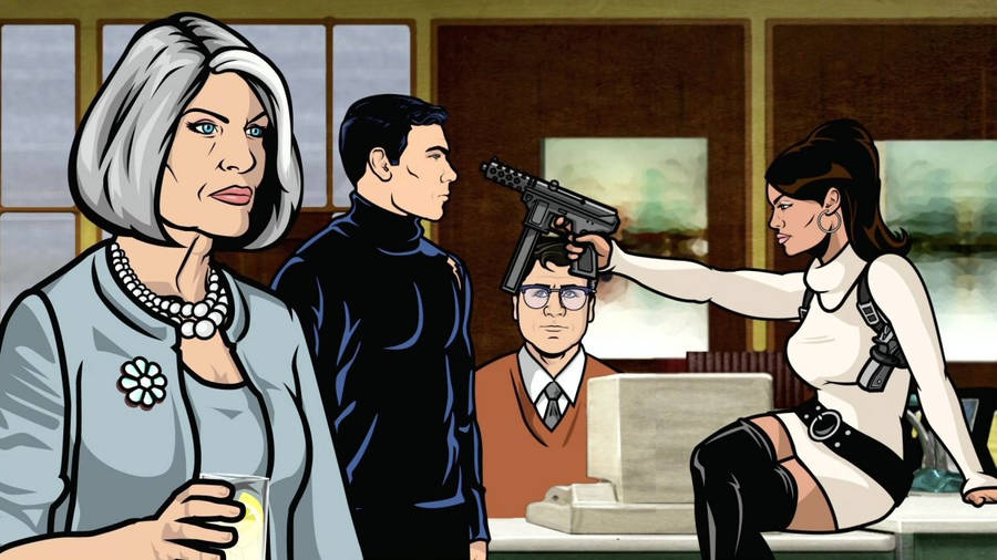 Sterling Archer And Lana Wallpaper