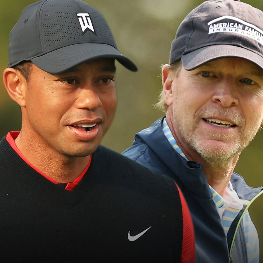 Steve Stricker And Tiger Woods Wallpaper