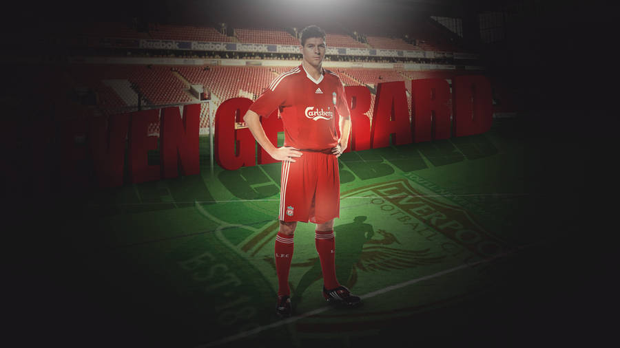 Steven Gerrard Stadium Tribute Wallpaper