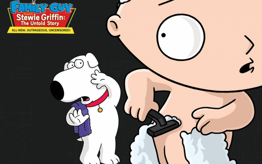 Stewie Griffin Shaving Wallpaper