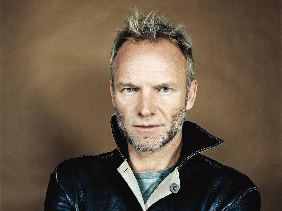 Sting Black Leather Jacket Wallpaper