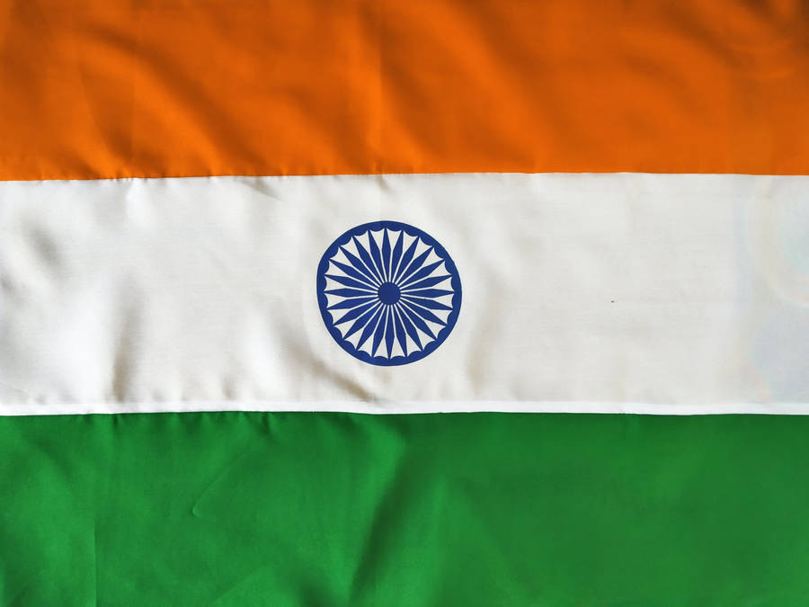 Stitched Indian Flag 4k Wallpaper