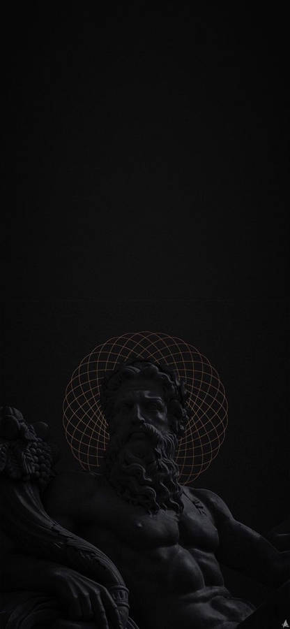 Stoicism Zeus Statue Wallpaper