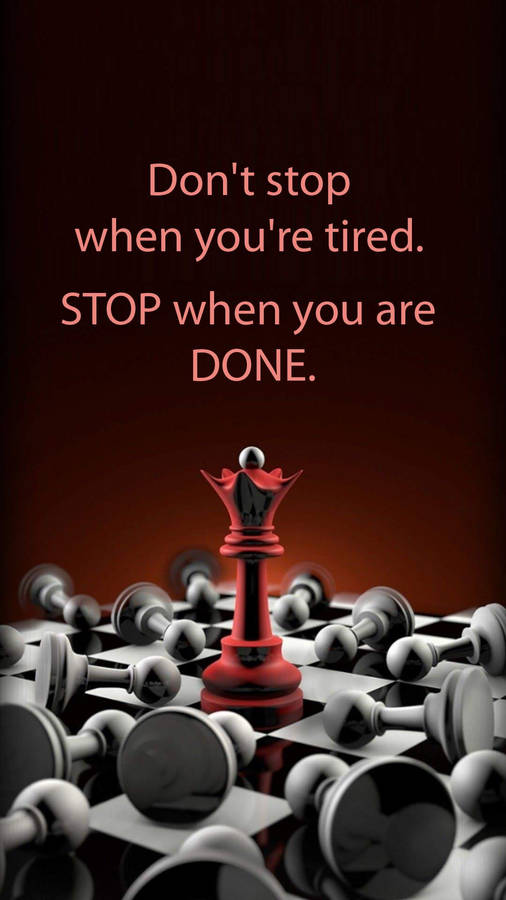 Stop When Done Encouraging Quotes Wallpaper