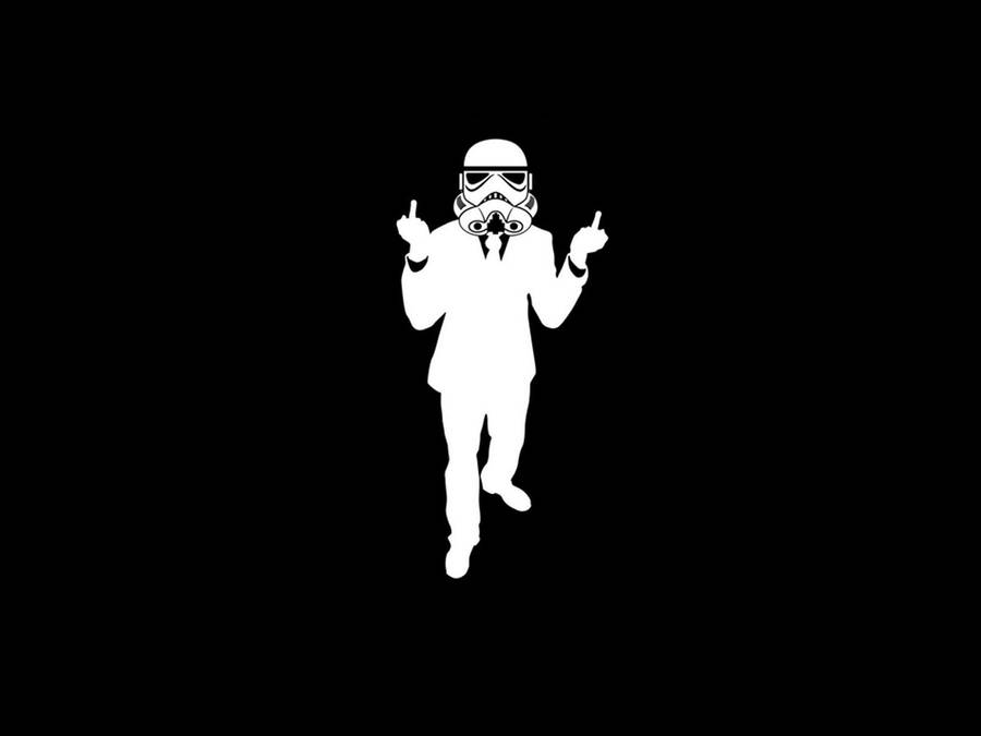 Stormtrooper Man In Suit Wallpaper