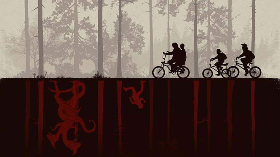 Stranger Things Aesthetic Desktop Theme Wallpaper