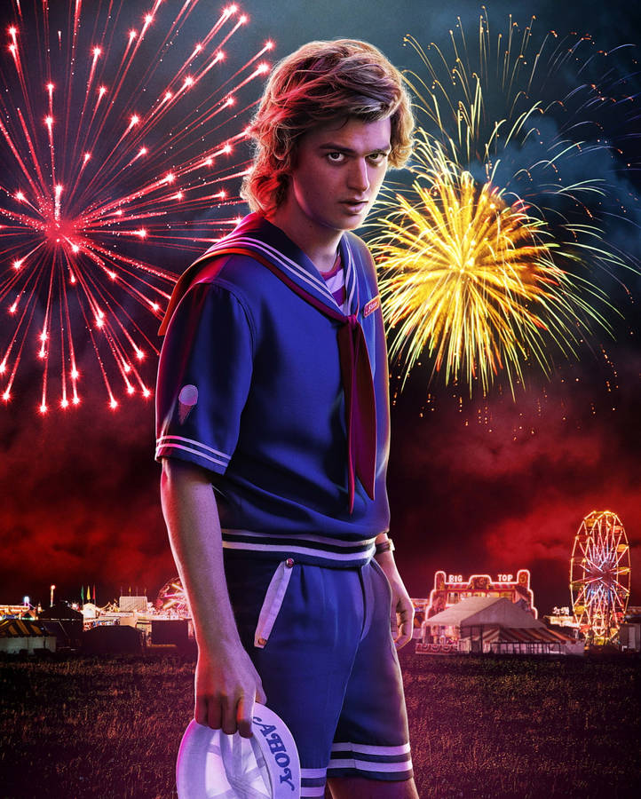 Stranger Things Steve Harrington Fireworks Wallpaper