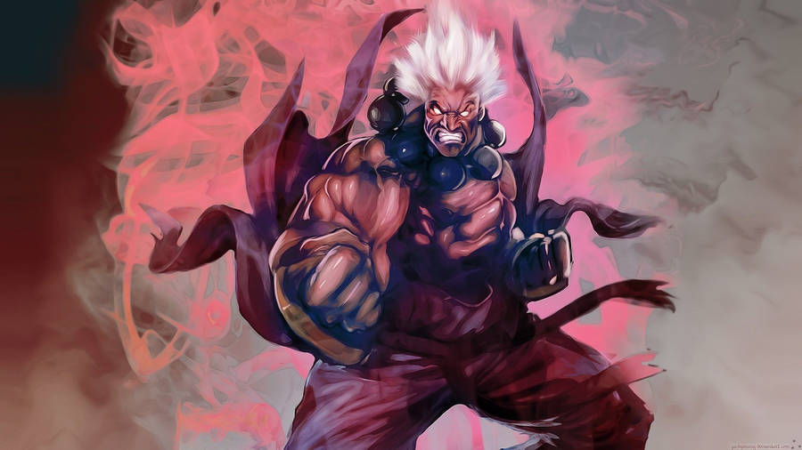 Street Fighter Enraged Beast Oni Akuma Wallpaper