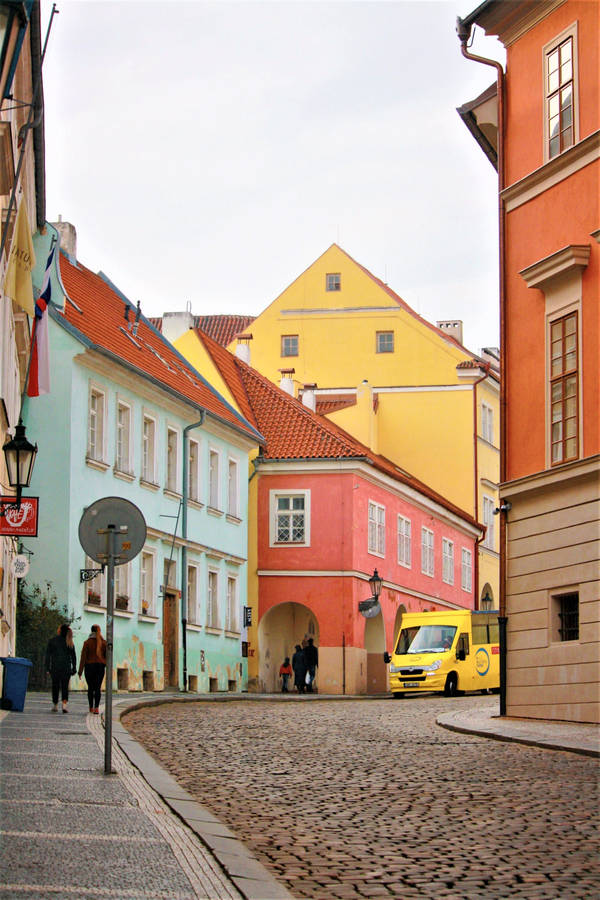 Street In Prague Czech Republic Wallpaper