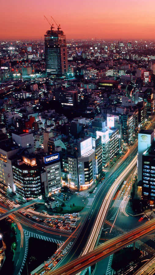 Streets City Sunset Iphone Wallpaper