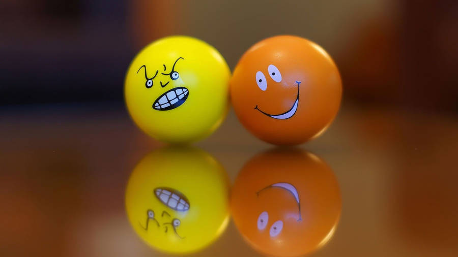 Stress Ball Smileys Wallpaper