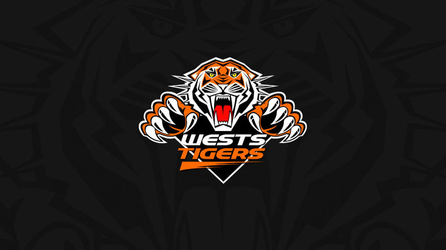 Striking Image Of The Nrl West Tigers Wallpaper