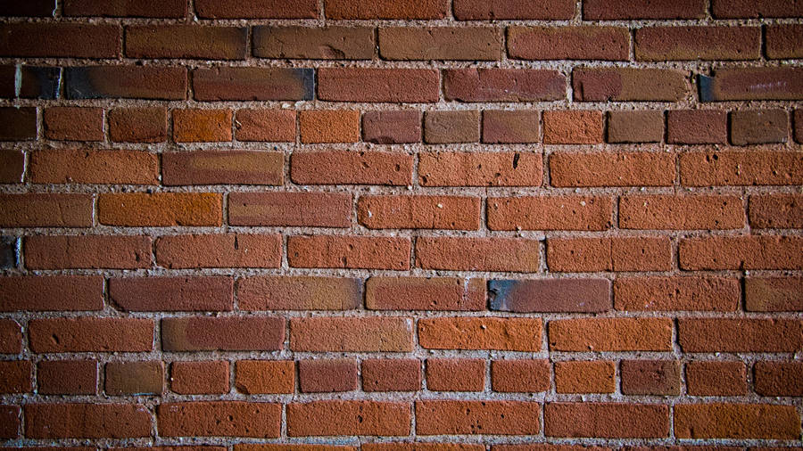 Striking Red Brick Wall Texture Wallpaper