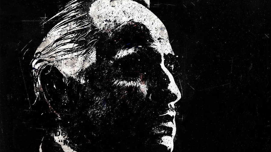 Striking Sketch Of Vito Corleone - The Godfather Wallpaper