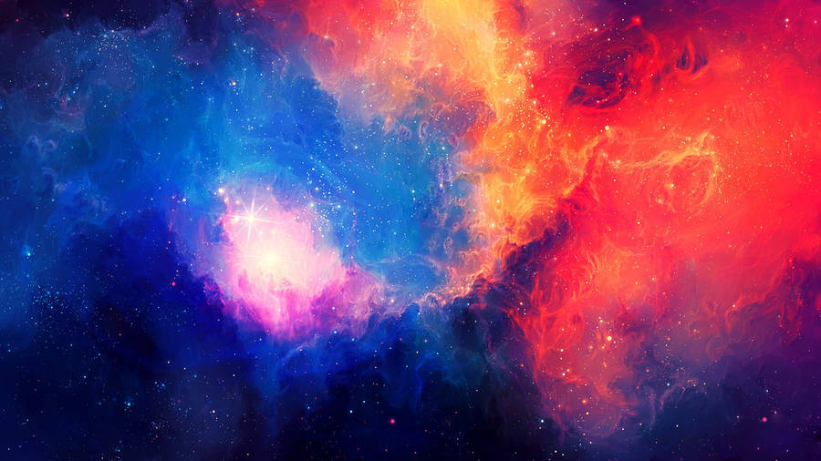 Strikingly Beautiful Colorful Galaxy Wallpaper