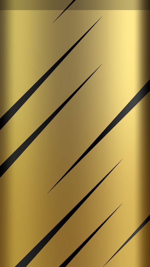 Stripes Black And Gold Iphone Wallpaper