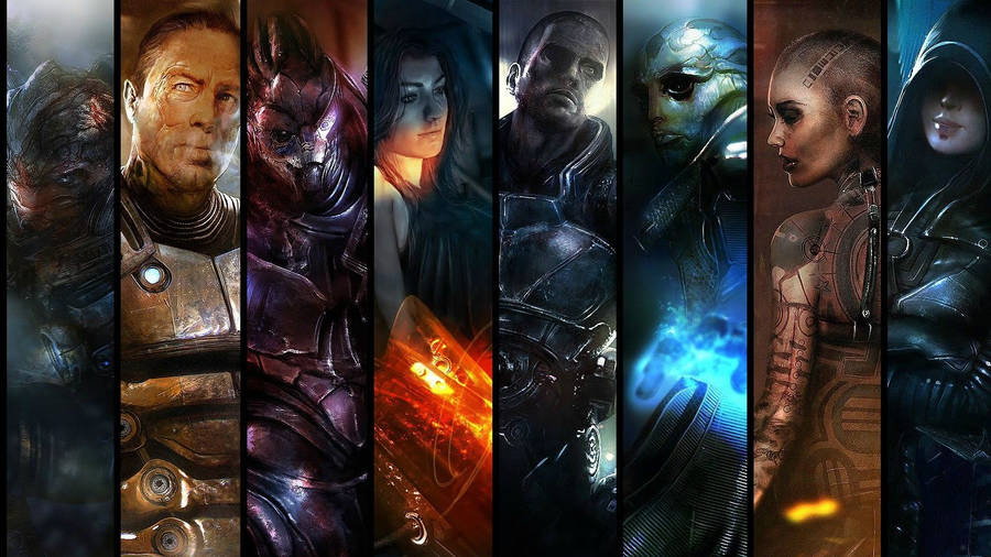 Strong Warriors Mass Effect 3 Wallpaper
