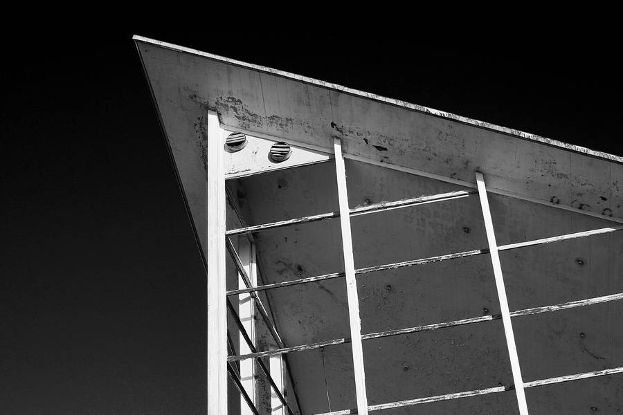 Structure With Sharp Edge Roofing Wallpaper