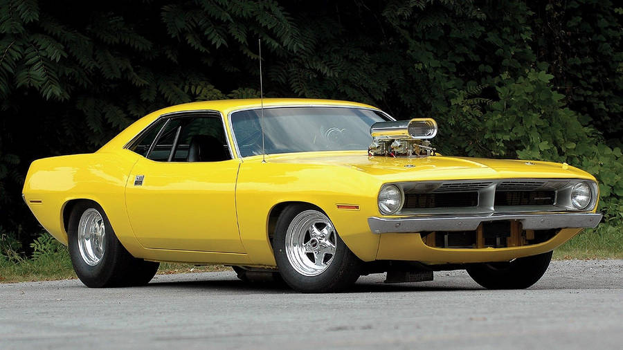 Stunning 1970 Plymouth Hemi Cuda Classic Car Wallpaper