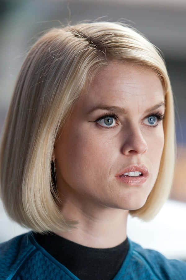 Stunning Alice Eve Posing In An Elegant Look Wallpaper