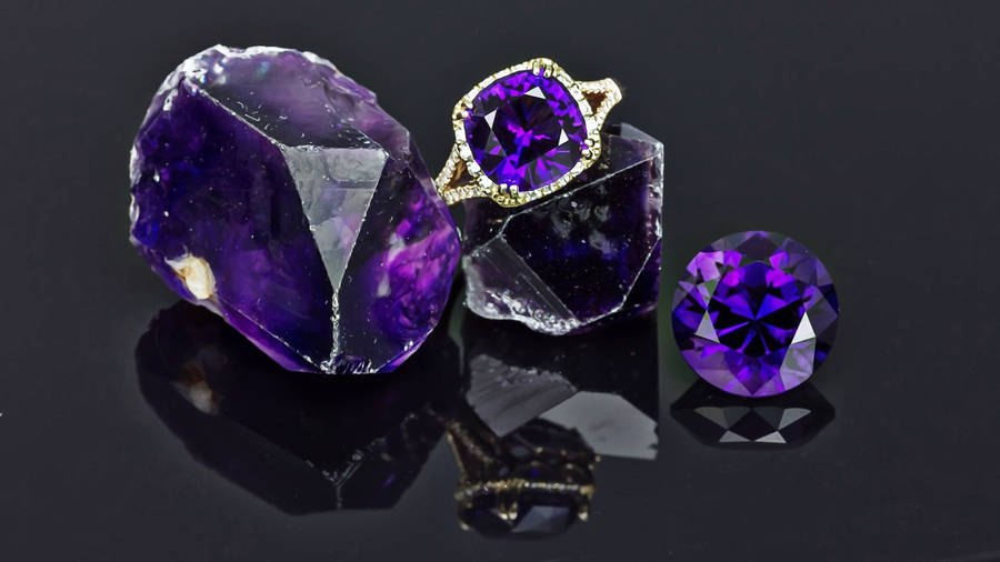 Stunning Amethyst Jewelry Piece Wallpaper