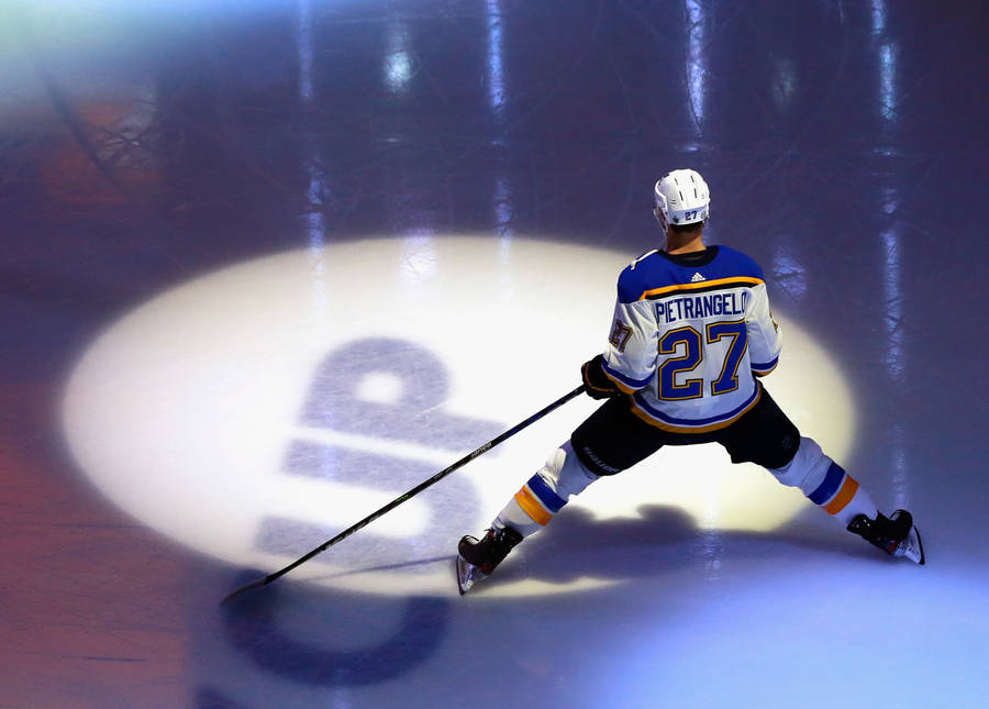 Stunning Back View Of Alex Pietrangelo Wallpaper