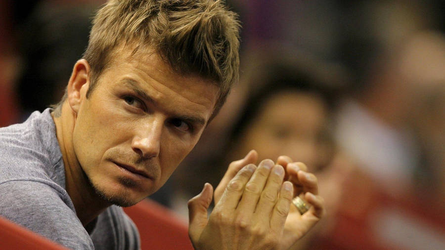 Stunning Close Up David Beckham Wallpaper