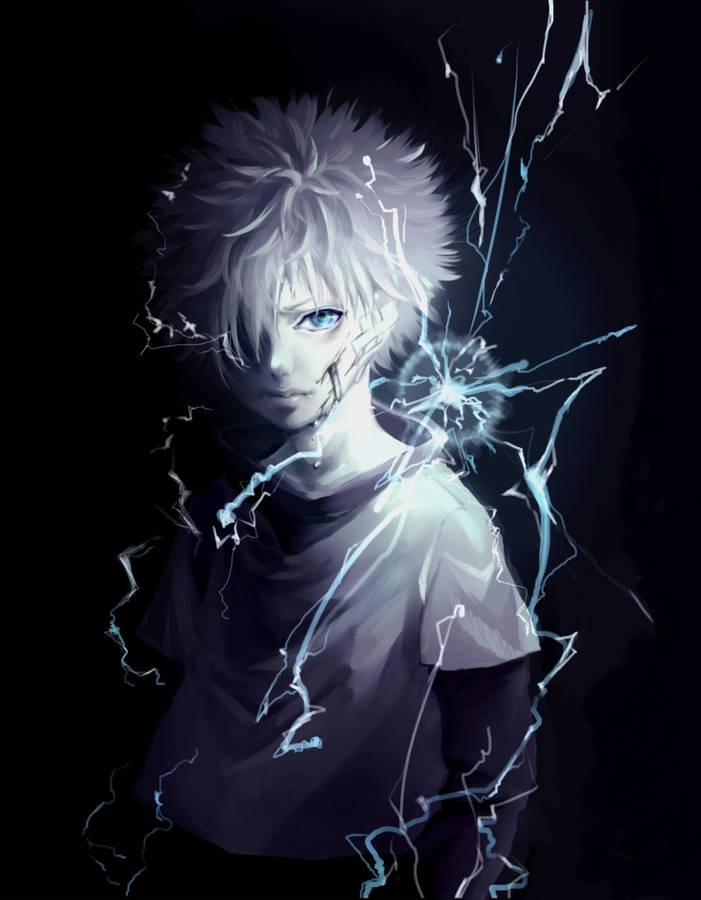 Stunning Hunter X Hunter Killua Pfp Digital Painting Wallpaper