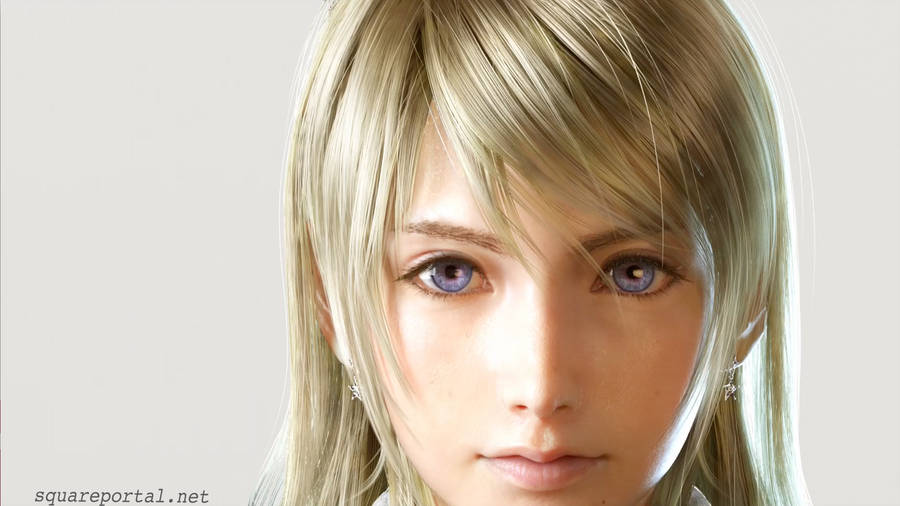 Stunning Lunafreya Of Final Fantasy Xv Wallpaper