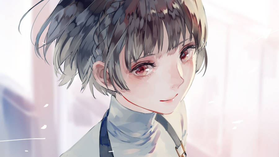 Stunning Makoto Niijima Aesthetic Anime Pfp Wallpaper