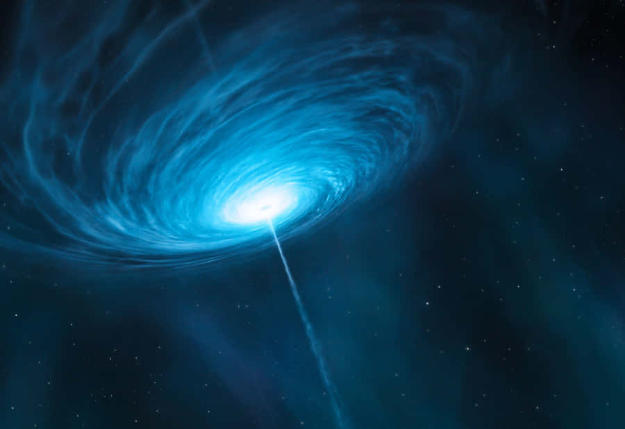 Stunning Quasar In Space Wallpaper