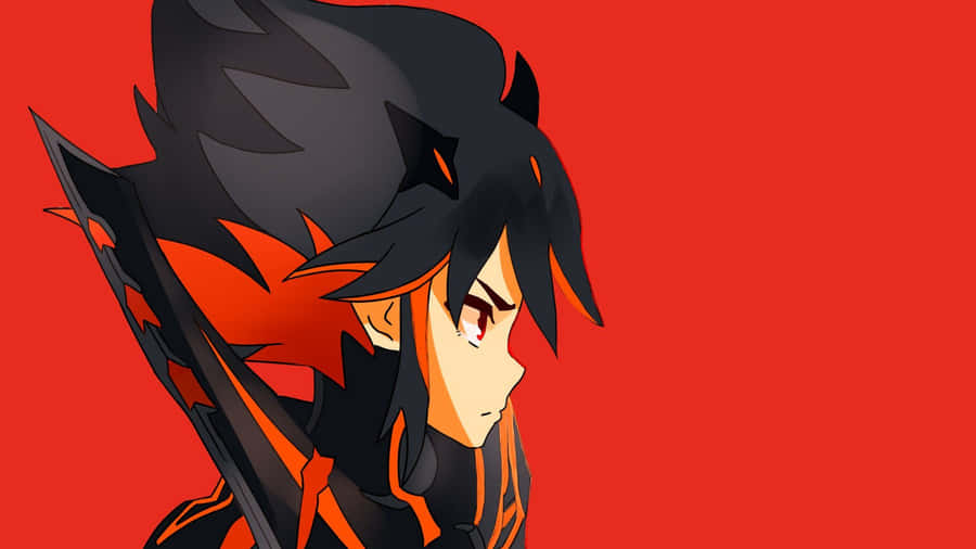 Stunning Ryuko Matoi In Fierce Combat Stance Wallpaper