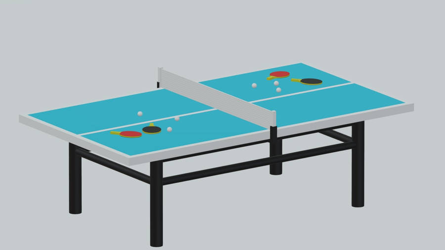 Stunning Table Tennis Set Wallpaper