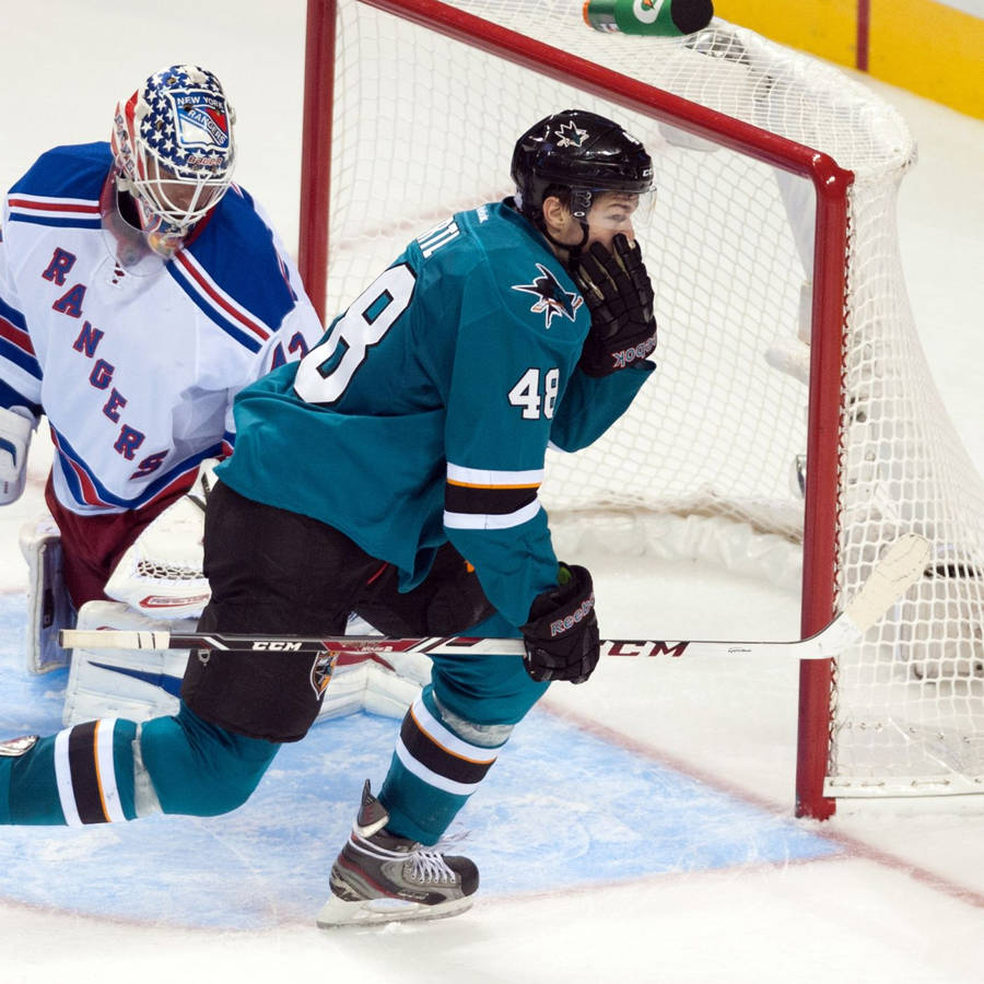 Stunning Tomas Hertl Goal Wallpaper