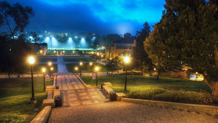 Stunning View Of Ucla Campus, California Wallpaper