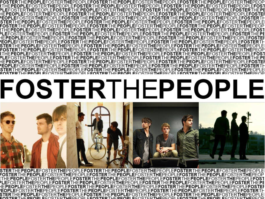 Stylin' Band Poster Of Foster The People Wallpaper