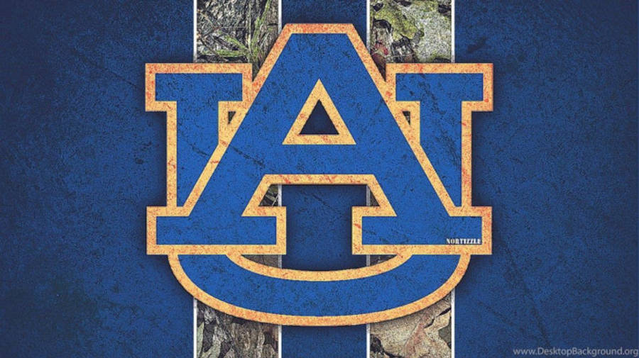 Stylish Auburn Football Logo Wallpaper