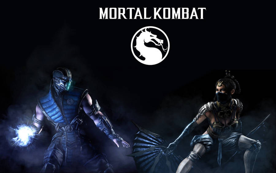 Sub-zero And Kitana Cover Wallpaper