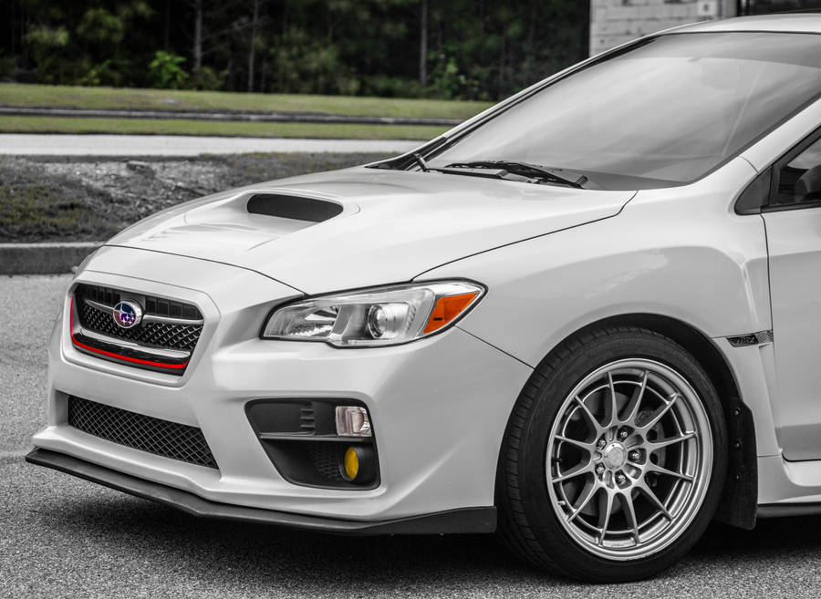 Subaru Impreza Side View Photograph Wallpaper