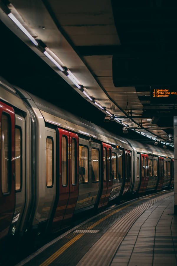 Subway Train Aesthetic Wallpaper