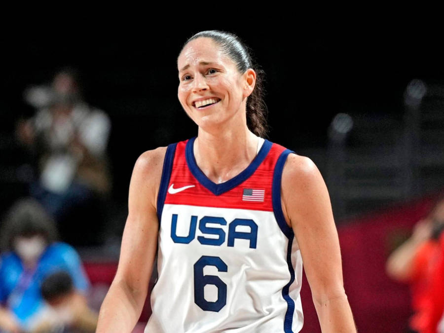 Sue Bird At Tokyo 2021 Wallpaper