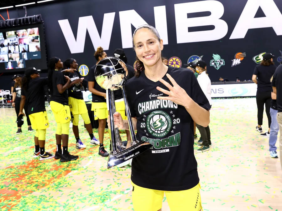 Sue Bird Fourth Wnba Championship Wallpaper