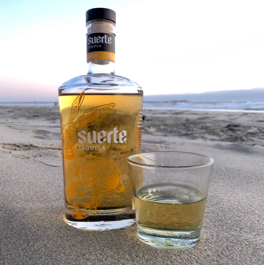 Suerte Gold Anejo Tequila Wallpaper