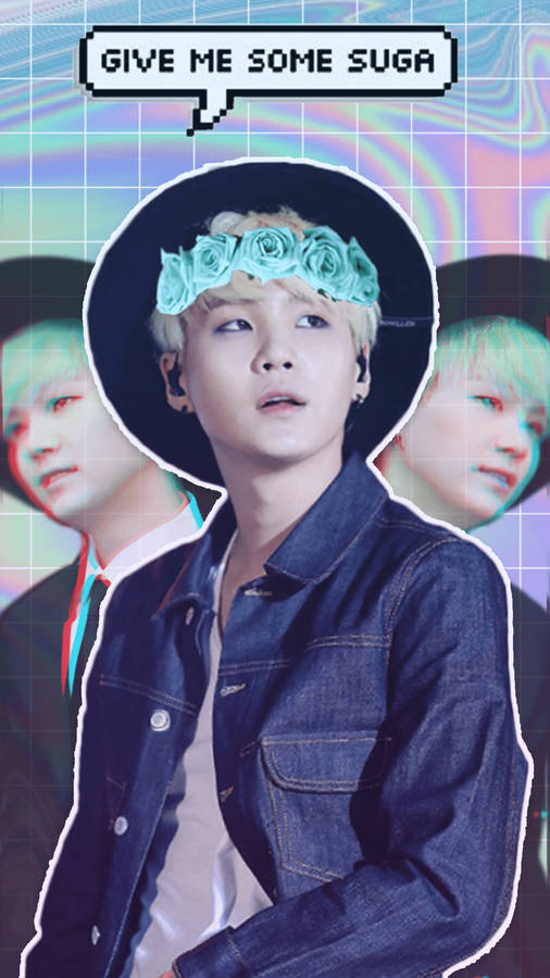 Suga Bts Poster Art Wallpaper