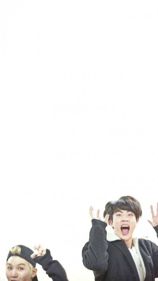 Suga Jin Bts Cute And Funny Faces Wallpaper