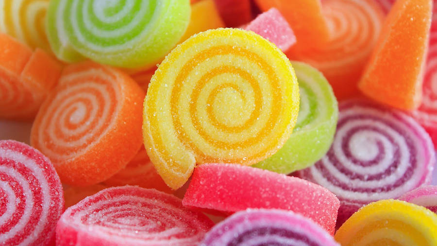 Sugar Jelly Sweet Treats Wallpaper